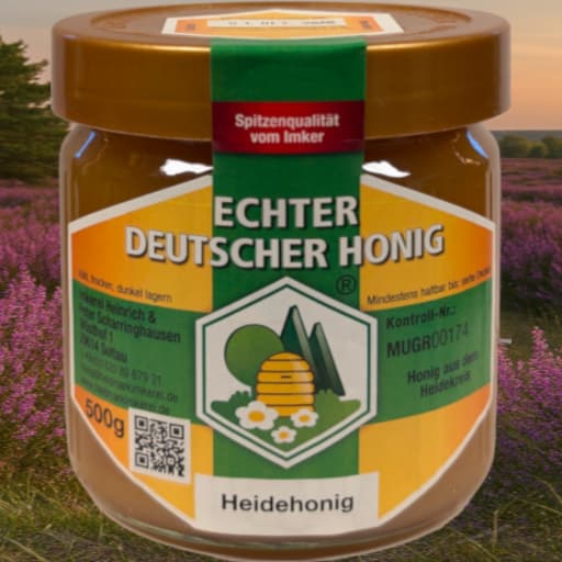 Heidehonig in DIB-Glas